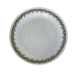Vintage 1970s Corelle Spring Blossom Salad Plate, Crazy Daisy 8.5"